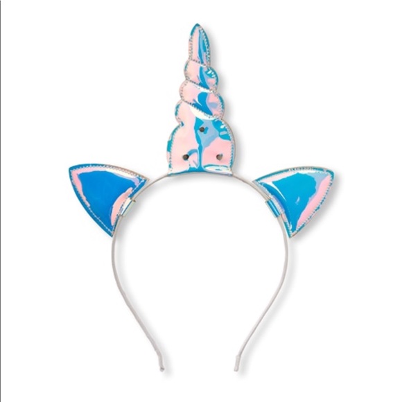 ❌SOLD❌ Holographic Light-Up Unicorn Headband - Picture 2 of 5